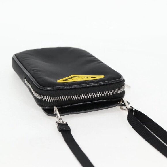 PRADA Shoulder Bag Nylon Black Auth 127896M - Picture 6 of 16